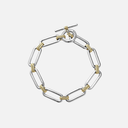 Two-Tone Link Bracelet