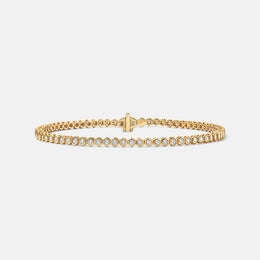 Mini Honeycomb Tennis Bracelet