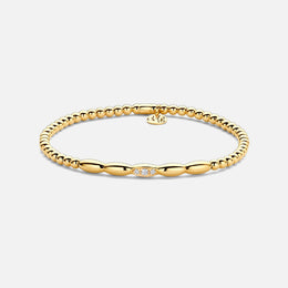 Tresore Scallop Diamond Stretch Bracelet