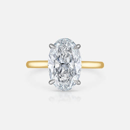 Oval-Cut Engagement Ring in Signature Solitaire Setting