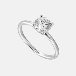 Platinum Semi-Mount for 1.00-Carat Round Diamond