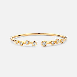Bouli Bezel Diamond Cuff Bracelet