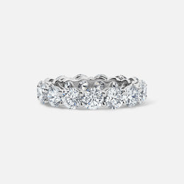 Platinum Round Diamond Eternity Ring