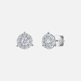 Large Bouquet Diamond Studs