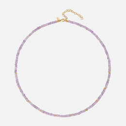 Birthstone Bead Amethyst Necklace