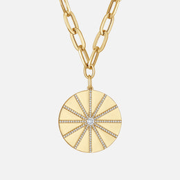 Starburst Medallion Necklace