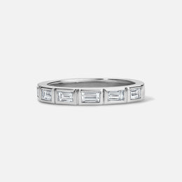 Bezel-Set Baguette Diamond Ring