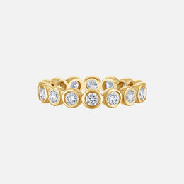 Bezel-Set Eternity Band
