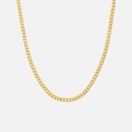 Yellow Gold Hollow 5.35 mm T-Miami Cuban Link Chain