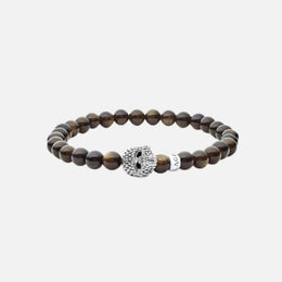 Anthem Golden Obsidian Skull Bracelet