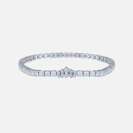 Signature Platinum Tiara Line Diamond Bracelet