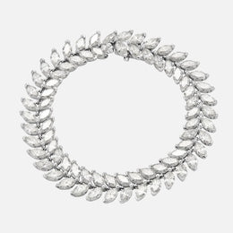 Marquise-Diamond Drop Bracelet