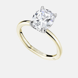 18k Yellow Gold Atelier Semi-Mount with Basket Setting