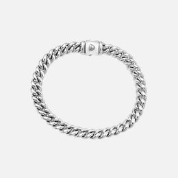 Silver Curb Chain Bracelet