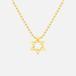 Star of David Gold Necklace