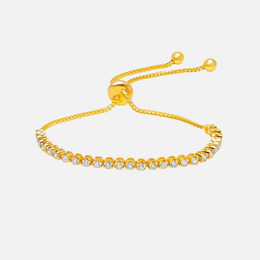 Diamond Bolo Bracelet