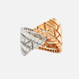 Two-Tone Reflexion Diamond Ring