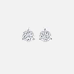 Small Bouquet Diamond Stud Earrings
