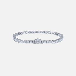 Platinum Tiara Line Diamond Bracelet