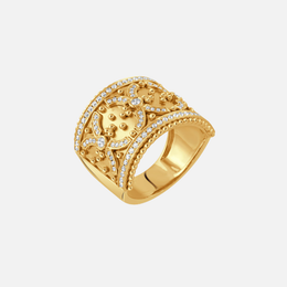Byzantine Gold and Diamond Ring