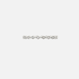 Isabella White Diamond Band