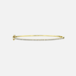 Gold and Diamond Bangle