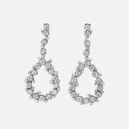 Confetti Drop Diamond Earrings
