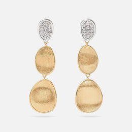 Lunaria Diamond Petite Triple Drop Earrings