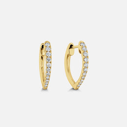 Imperial Huggie Diamond Earrings
