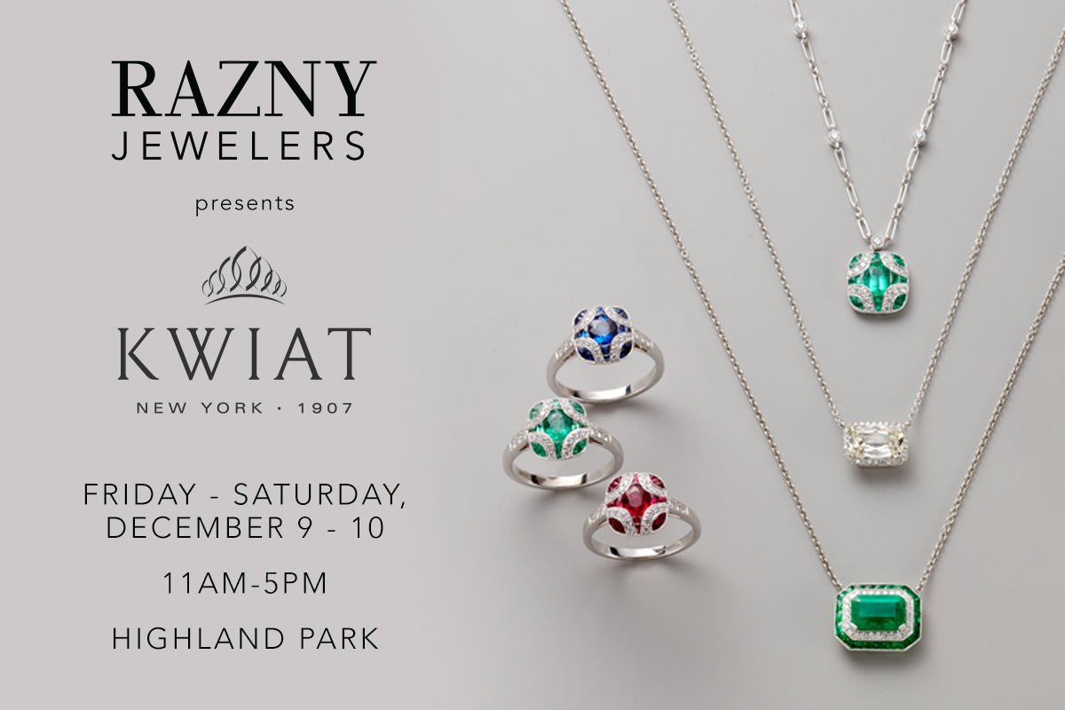 Razny Presents: Highland Park Kwiat Trunk Show December 9th-10th