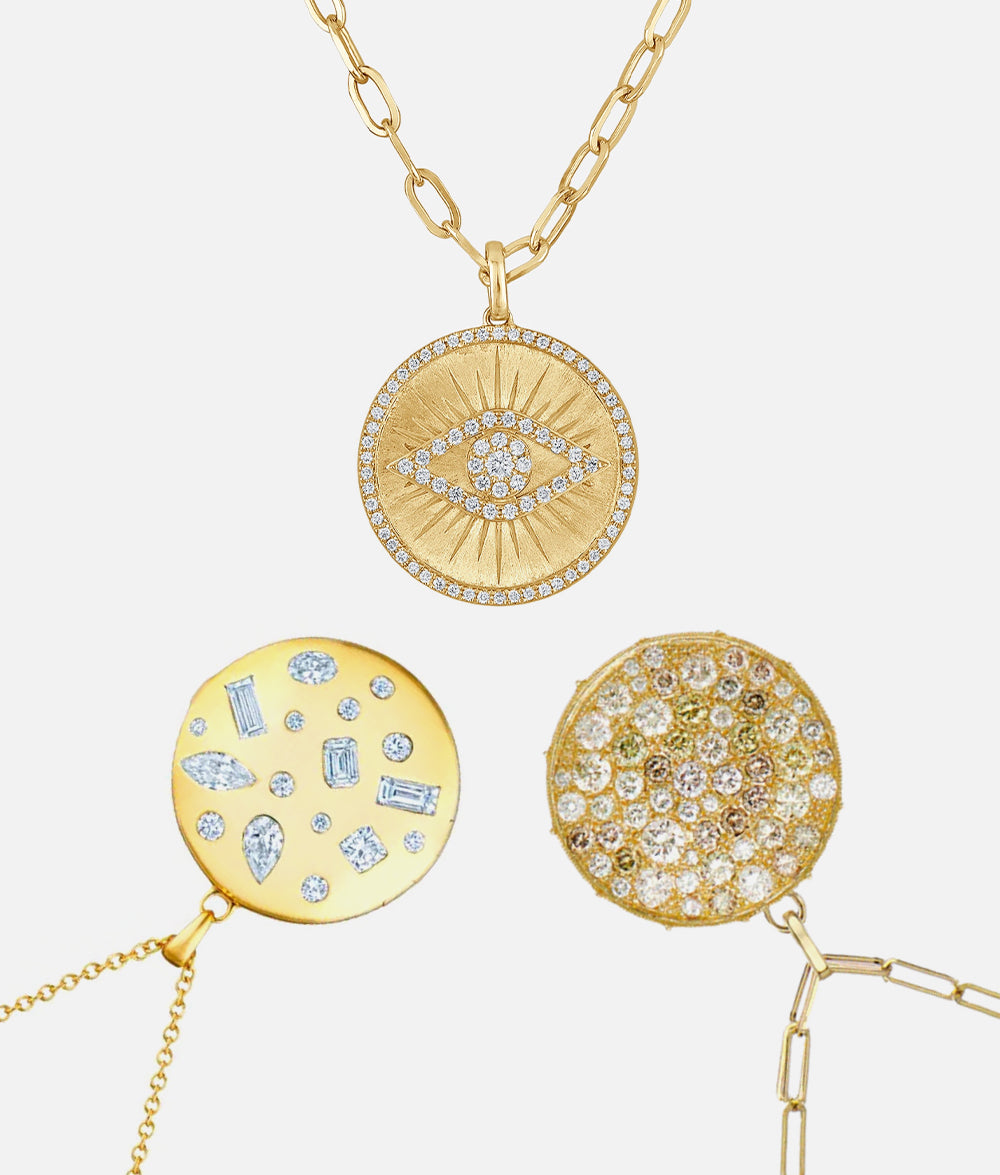 Make a Statement with Chunky Gold, Bold Pendants and Maximalist Jewelry