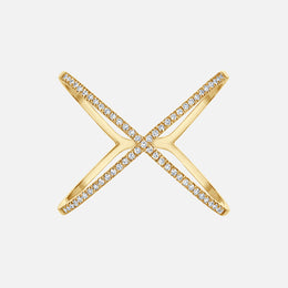 Diamond X Ring
