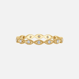 Marquise Illusion Eternity Wedding Band