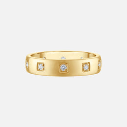 Harper White Diamond Eternity Band
