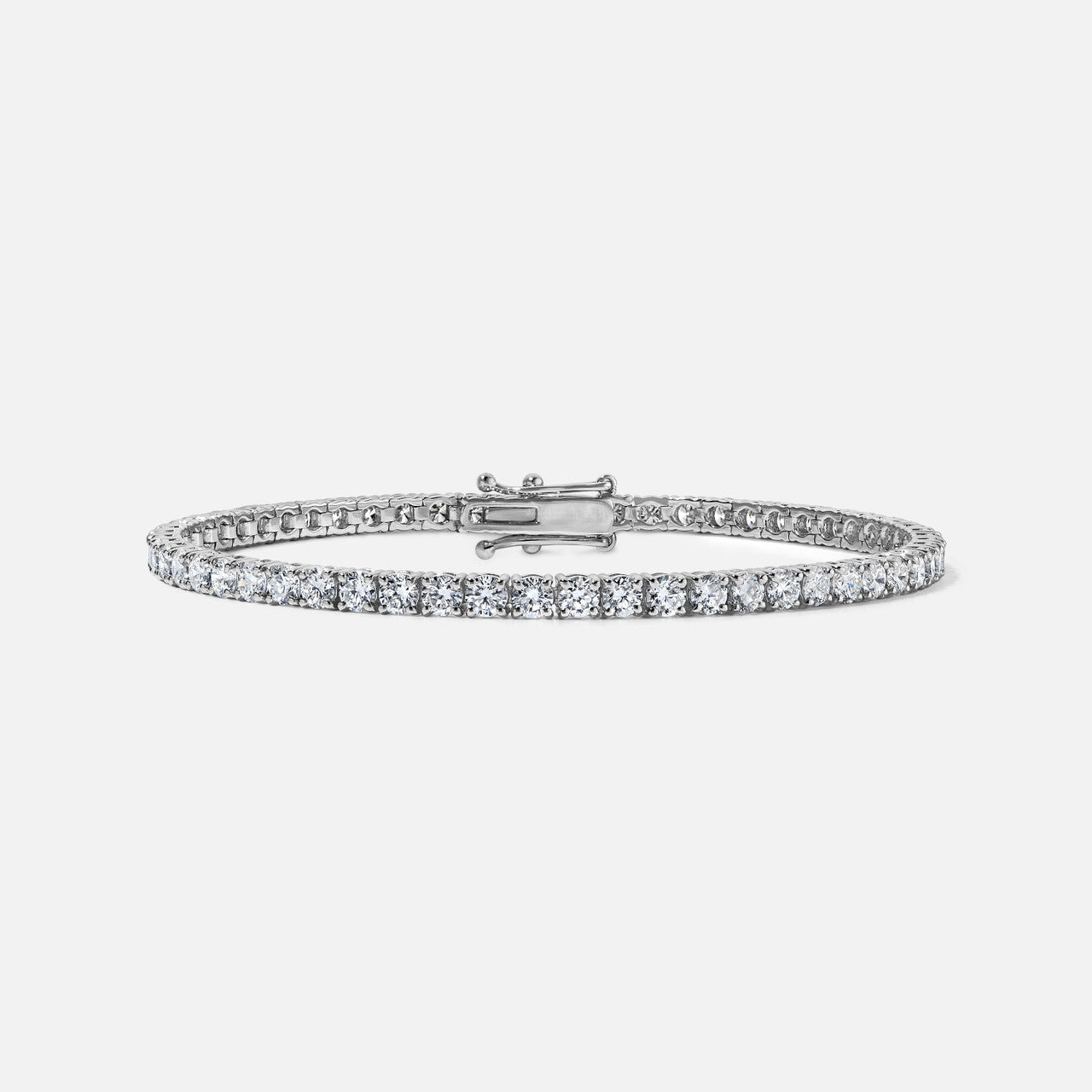 Refined 5.00-Carat Diamond Tennis Bracelet