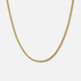 Yellow Gold 4.9 mm 22" Round Box Chain