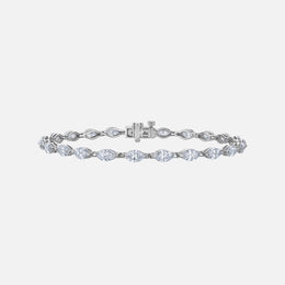 Marquise Diamond Tennis Bracelet