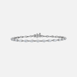 Marquise Diamond East West Tennis Bracelet