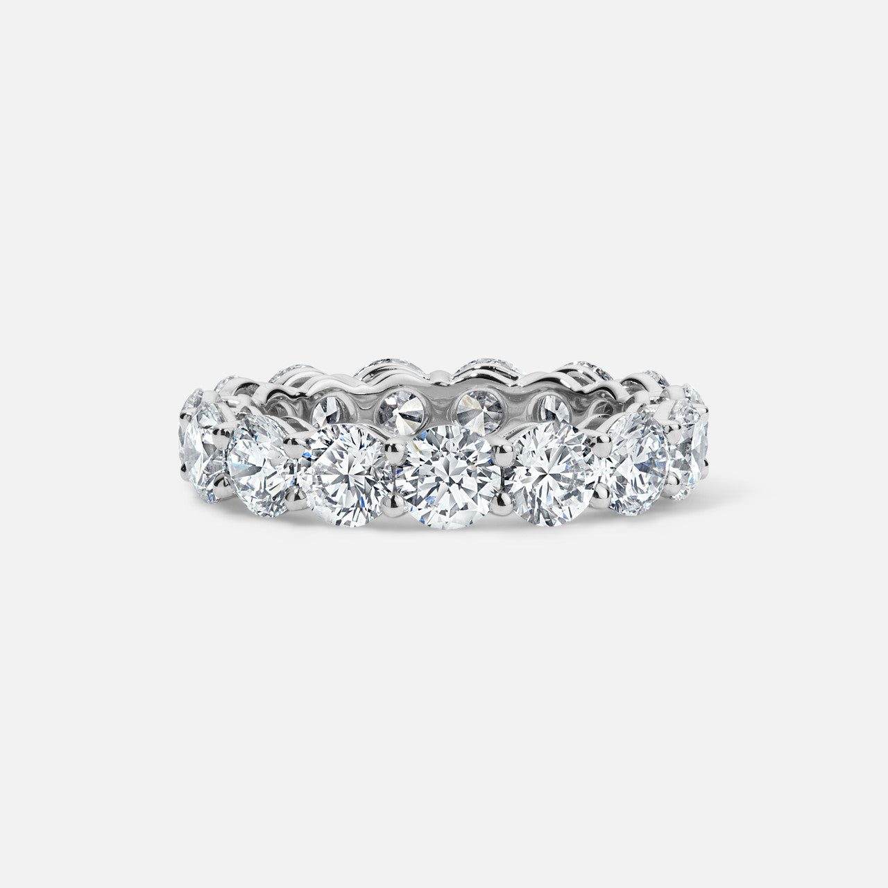 Forever by Razny Platinum Round Diamond Eternity Ring
