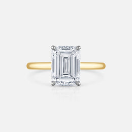 3.01 Emerald-Cut in the Signature Solitaire
