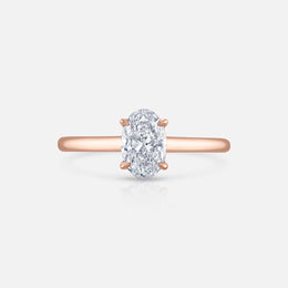 0.90 Oval in the Signature Solitaire