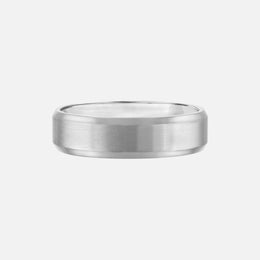 Beveled-Edge Wedding Band