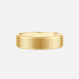 Men’s Gold Wedding Band With Sandpaper Finish