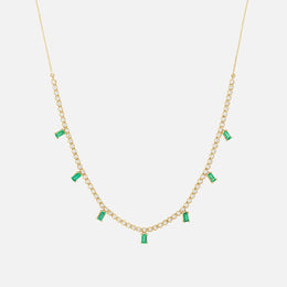 Emerald Drop Necklace