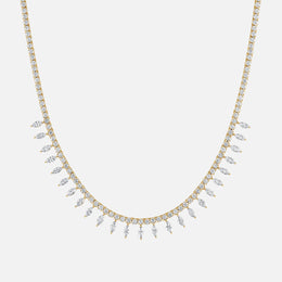 Marquise Drop Diamond Tennis Choker