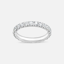 Odessa Platinum and Diamond Eternity Band