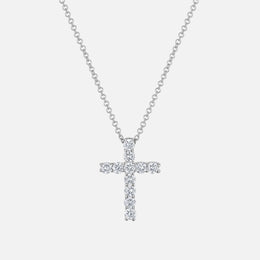 Classic Diamond Cross Necklace