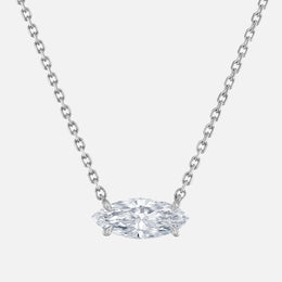 East West Marquise Diamond Necklace