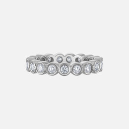 Bezel-Set Diamond Eternity Band