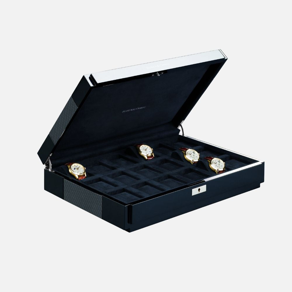 Buben & Zorweg Vantage 18 Carbon Watch Case in black
